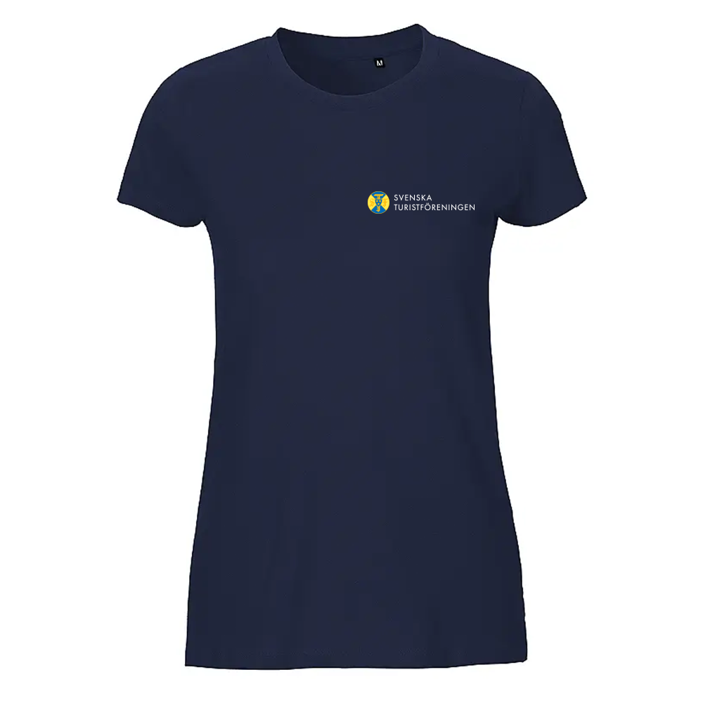 Ladies Tiger Cotton T-shirt Navy